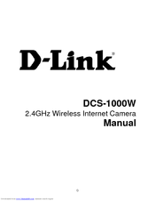 D-Link Air DCS-1000W Manual