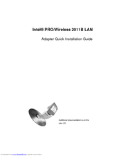 Intel WPC2011BJP Quick Installation Manual