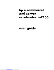 HP P4518A - Traffic Management Server Sa7150 User Manual
