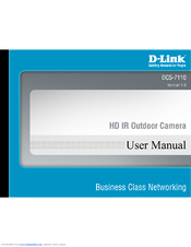 D-Link SECURICAM DCS-7110 User Manual