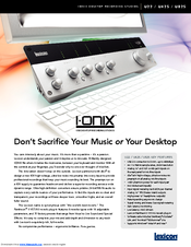 LEXICON I-ONIX U42S Brochure