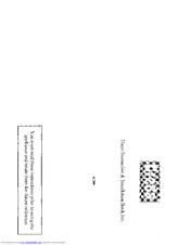 CREDA 41300 Instruction And Installation Book