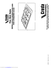 Creda HB42326 Installation Instructions And Users Operating Manual
