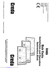CREDA 42295 Installation And Operating Instructions Manual