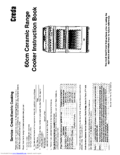 CREDA HB48361 Instruction Book