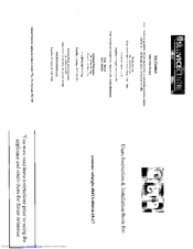 CREDA Contour Solarglo 48415 Instruction And Installation Book