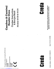 CREDA HB49134 Instruction And Recipe Book