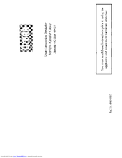 CREDA HB49415 User Instruction Book