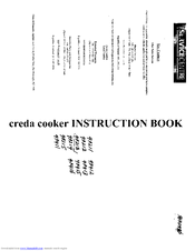 CREDA HB49416 Instruction Book