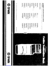 CREDA Cameo 49501 Instruction Book