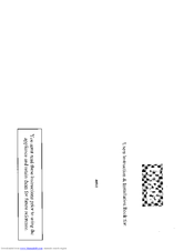 CREDA HB49502 Instruction & Installation Manual