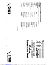 CREDA HB49705 Instruction Book