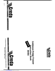 CREDA HB86405 Instruction Book