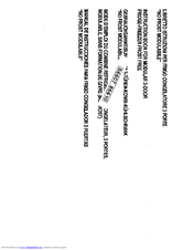 CREDA HB86610 Instruction Book