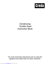 CREDA HBT620CW Instruction Book