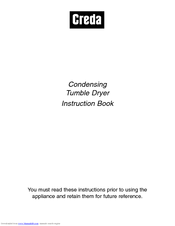 CREDA HBT622CW Instruction Book