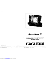 EAGLE ACCUNAV 2 Installation Instructions Manual