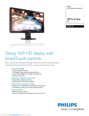 Philips 202E1SB Specifications