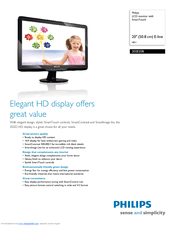 Philips 202E2SB/00 Specifications