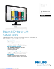 Philips 202EL2SB/27 Specifications