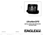EAGLE ULTRANAVGPS Operation Instructions Manual