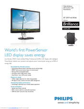 Philips Brilliance 225PL2EB Specifications