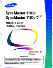 Samsung PG21LS Instrucciones De Usuario