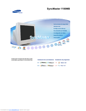 Samsung SyncMaster 1100MB Manual Del Usuario