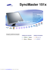 Samsung SyncMaster 151X Manual Del Usuario