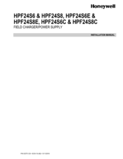 Honeywell HPF24S8 Installation Manual