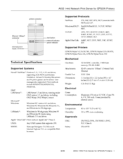 Axis C1440AXIS - Axis 1440 Print Server Product Information Manual