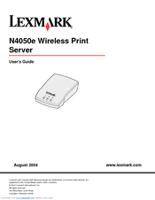 Lexmark MarkNet N4050e User Manual