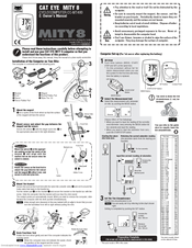 CATEYE MITY 8 Owner's Manual