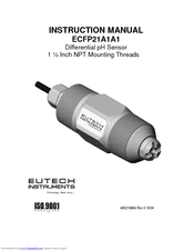 EUTECH INSTRUMENTS ECFP21A1A1 DIFFERENTIAL PH SENSOR - REV Instruction Manual