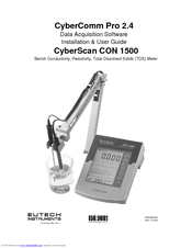 EUTECH INSTRUMENTS CYBERCOMM PRO FOR CYBERSCAN PH 1500 Installation And User Manual