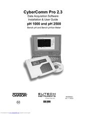 EUTECH INSTRUMENTS CyberComm Pro 2.3 Installation And User Manual