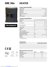 tbd EUROSTOVE SRE 30X - DATASHEET 2 Datasheet
