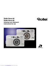 ROLLEI NANO80 Instructions For Use Manual
