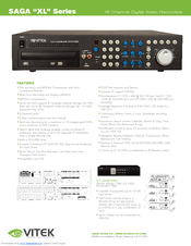 VITEK XL Datasheet