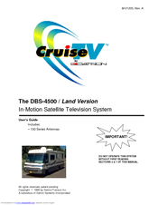 Datron CruiseTV DBS-4500 Manual