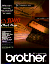 Brother CW-1000 Brochure