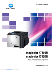 Konica Minolta A0VD011 Technical Specifications