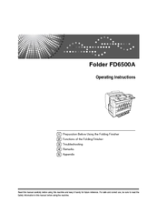 Ricoh FD6500A Operating Instructions Manual
