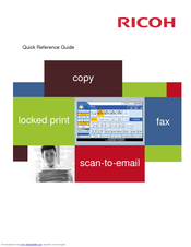 Ricoh C651EX Quick Reference Manual