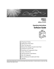 Ricoh 2404WDP Software Manual