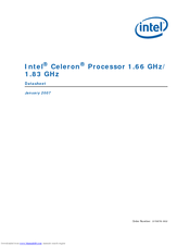 Intel Pga478 - P4-2ghz 512kb 400mhz Fsb Datasheet