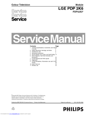 Philips PDP42X3 Series Service Manual