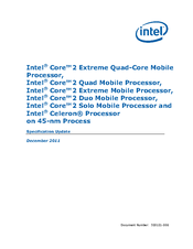 Intel T8300 2 2.4GHz 800MHz 3MB Documentation Update