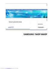 Samsung 990DF Manual Del Usuario
