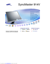 Samsung 914V - SyncMaster 19 Inch LCD Monitor Manual Del Usuario